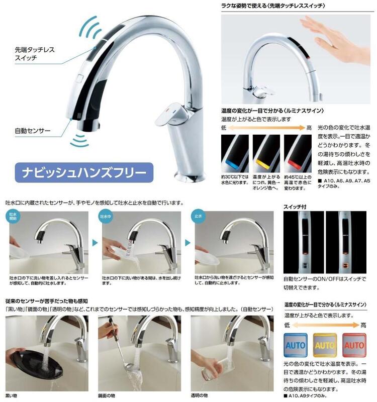 清新樂活~ INAX LIXIL JF-NA411S淨水器廚房水龍頭感應給水水溫顏色顯示