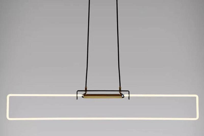 Minimalism 老樹枝設計師 櫥窗極簡 長條現代簡約 線條創意北歐 餐廳吧台LED吊燈 110v-220v