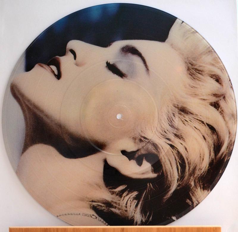 二手黑膠唱片 Madonna / True Blue 早期限量圖案碟 (物流請選全家)