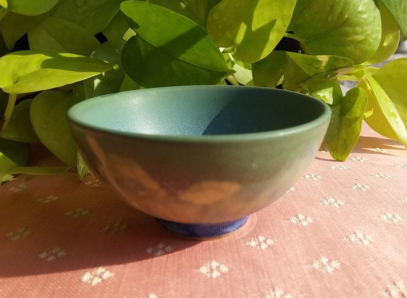 【子葳手札】特價～仿油畫釉湛藍色杯 中式 品茗杯 普洱茶杯