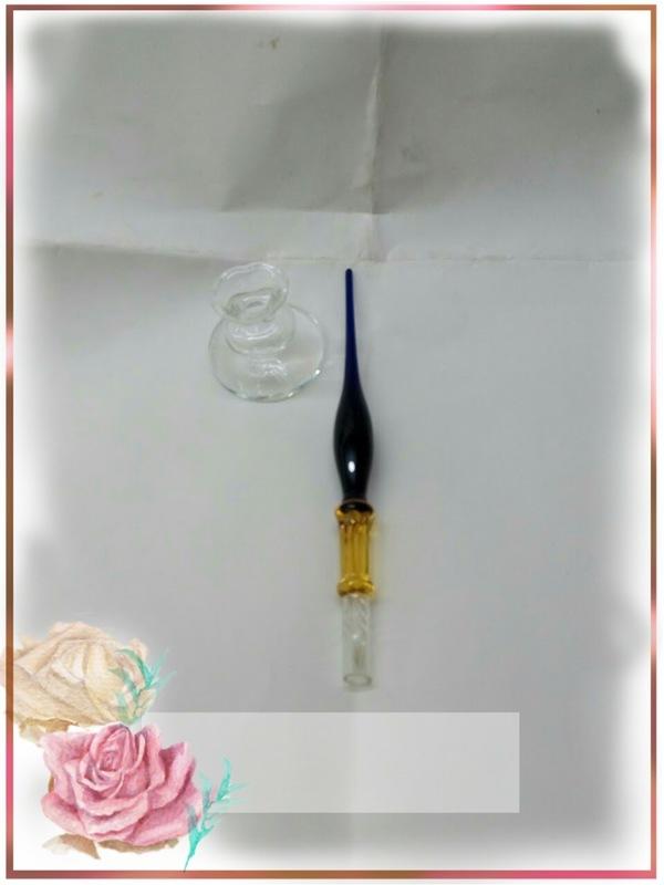 [玻璃國] 手工 玻璃筆 藍色琉璃筆  送禮自用皆宜(1組特價1200元)琉璃筆永久免費維修