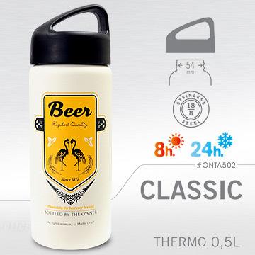 "電筒魔" 西班牙Laken CLASSIC THERMO 保溫瓶(0.5L)設計師聯名款 #ONTA502