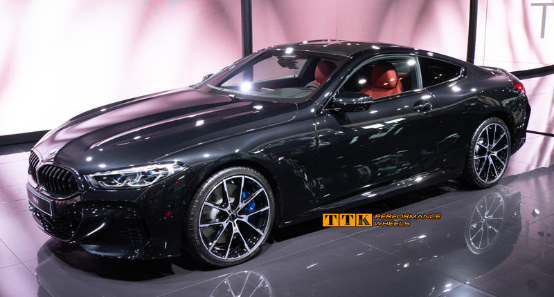 【台灣輪胎王】類BMW 8 Series Coup 款式 原廠鋁圈式樣 18吋 5孔車系適用 8J 灰底車面