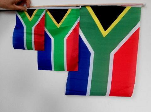 南非 手搖國旗。三種旗面尺寸。旅遊 交換學生 球賽 比賽 啦啦隊加油 佈置賣場 活動 展覽
