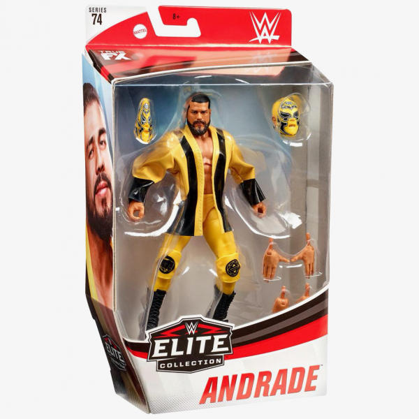[美國瘋潮]正版WWE Andrade "Cien" Elite #74 Figure最新LUCHA精華版公仔人偶附面具