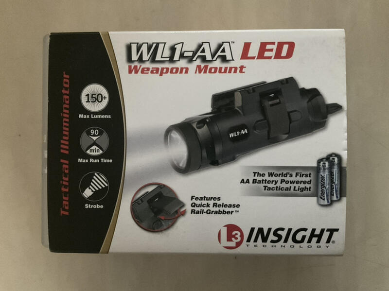 INSIGHT WL1-AA 軌道戰術LED槍燈 可爆閃