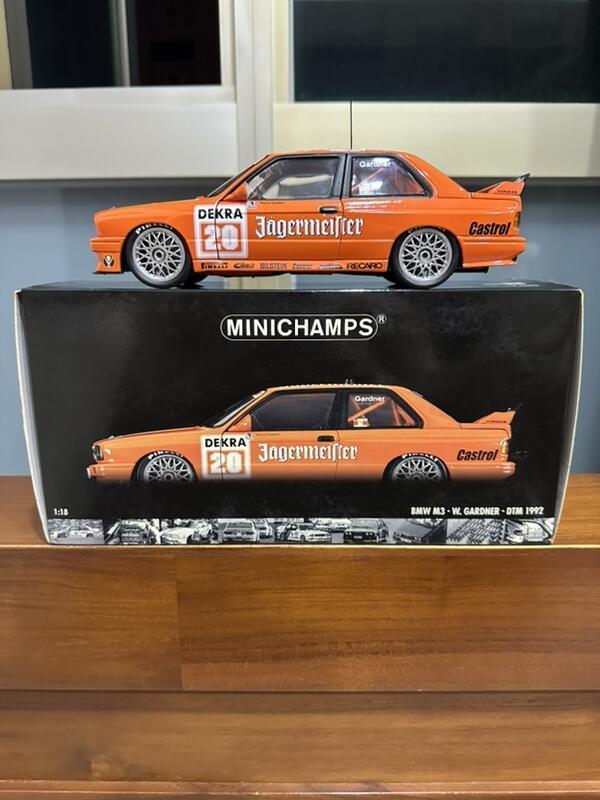 1/18 Minichamps BMW M3 DTM 1992 W.Gardner E30 鹿頭| 露天市集