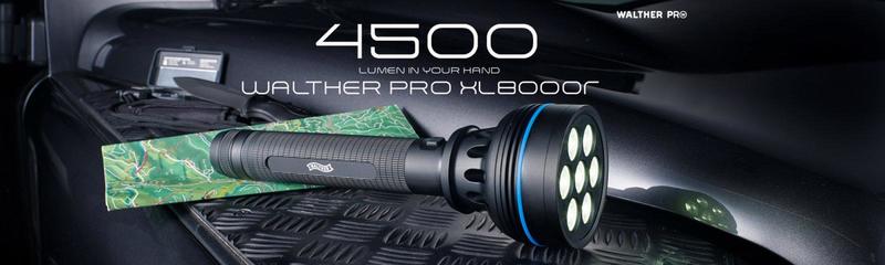 ''' 昇巨模型 ''' WALTHER PRO XL8000r - 超強光電筒(4500流明) - 德國原裝進口 !