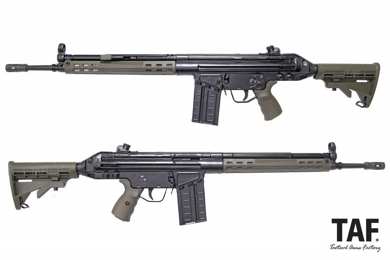 【TAF Custom絕版分享】HK G3 DMR GBB 瓦斯步槍 (VFC G3A3 GBB系統)