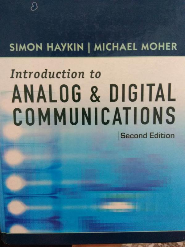 羊羊森林♫當天寄可面交Introduction to Analog And Digital Communications