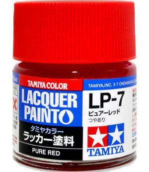 TAMIYA田宮 LP-07 硝基漆 紅色 Pure Red 10ML