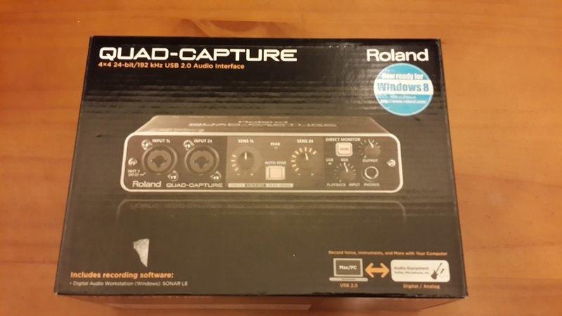 Roland QUAD-CAPTURE USB Audio Interface UA-55音訊錄音介面| 露天市