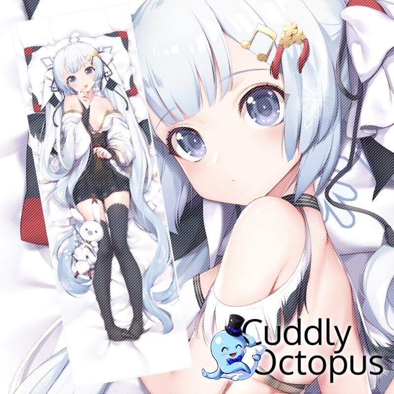 Cuddly Octopus 初音未來 2018 雪初音 SNOWMIKU 動漫等身抱枕套