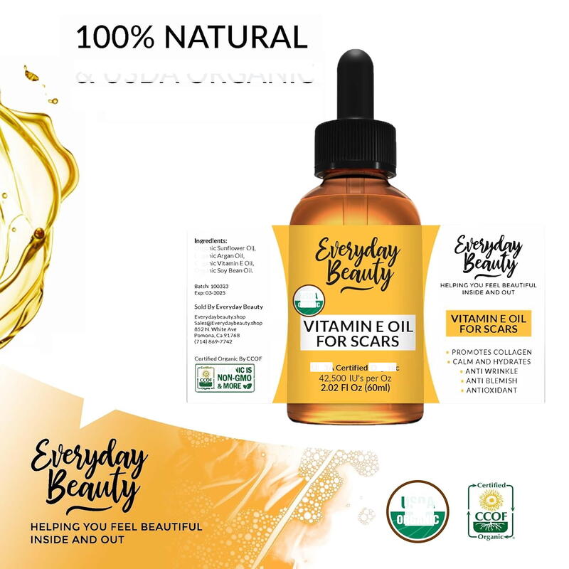 《Everyday Beauty》天然Vitamin E Natural Skin Oil高濃度維他命E油42500IU
