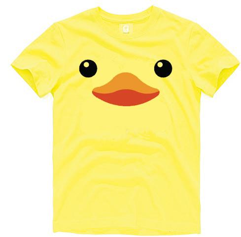 黃色小鴨T恤T-Shirt•Rubber Duck•情侶裝 / 親子裝黃色小鴨衣服