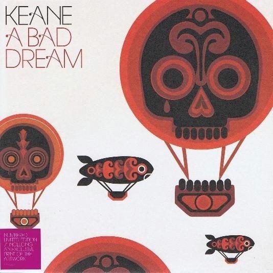 KEANE基音樂團A Bad Dream英國限量版7英吋黑膠唱片