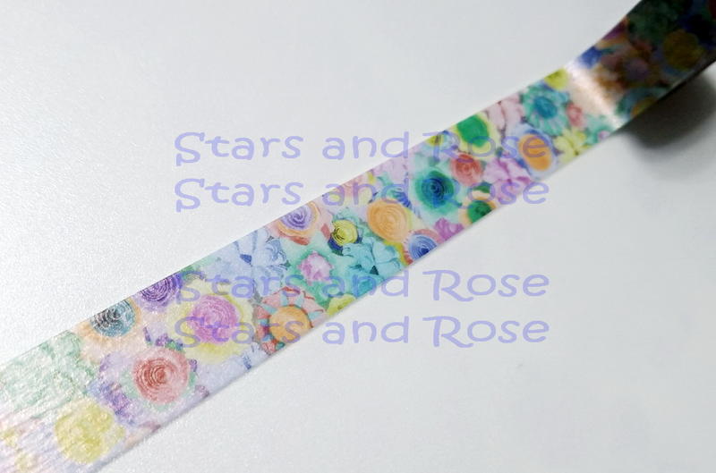 Stars&Rose ♥ (分裝50cm) 日本 mt fab 2019 ss 珠光系列 紙花