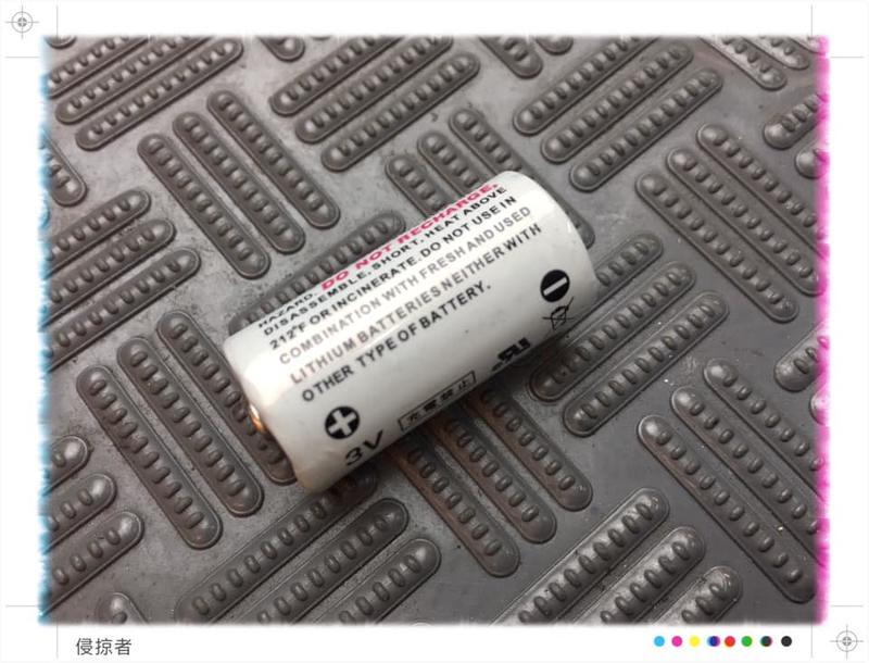 【Invader】CR123a 3V 電池-非充電式-戰術電筒/槍燈/內紅點用