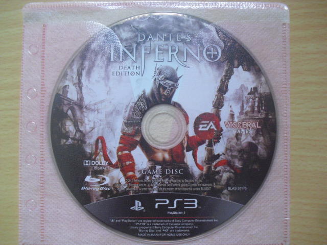 ※隨緣※絕版 PS3：Dante`s Inferno：但丁的地獄之旅《一片裝》㊣正版㊣光碟正常/裸片包裝．一片裝599元