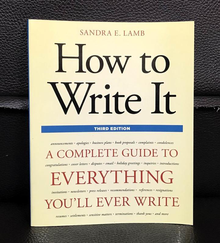 原文書>How to Write It 3版/Sandra E. Lamb著/ ISBN:9781607740322