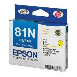EPSON NO.81N 高印量L 黃色墨水匣