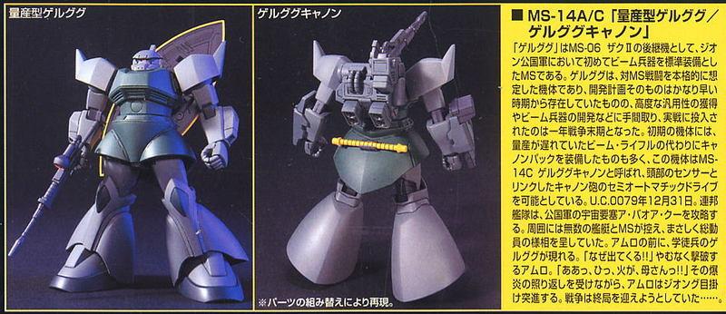 【鋼普拉】BANDAI 鋼彈 HGUC 1/144 #076 MS-14C GELGOOG CANNON 加農型傑爾古格