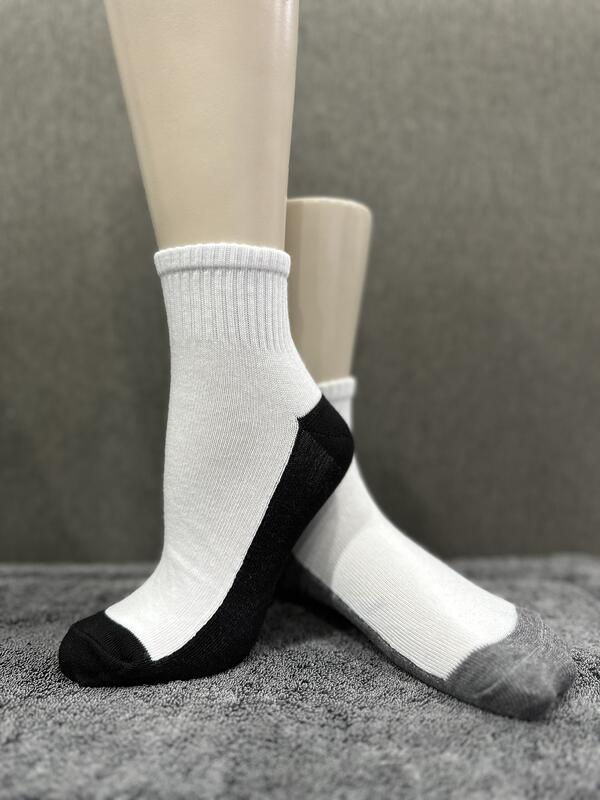 【群益襪子工廠】陰陽長襪12雙；薄襪、襪子、短襪、長襪、中筒襪、運動襪、吸汗、透氣、棉襪、學生襪、厚襪、毛巾襪