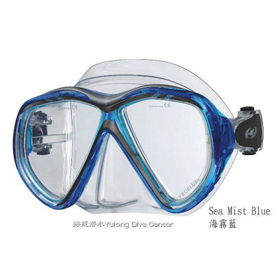 游龍潛水●PROBLUE MS-A248 Tiara 2專業型 雙面鏡(可換近視鏡片)