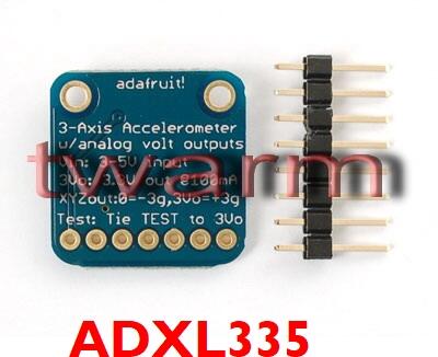《德源科技》(含稅)現貨 美國原廠 ADXL335 5V ready 三軸加速度計(+-3g模擬輸出)(ada0163) | 露天市集 | 全 ...