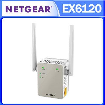 Netgear EX6120 雙頻 AC1200 無線橋接中繼器 訊號延伸放大 WPS一鍵中繼