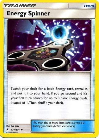 Energy Spinner 能量指尖陀螺 PTCG 國際版 英文 170/214 寶可夢卡牌遊戲 Pokemon