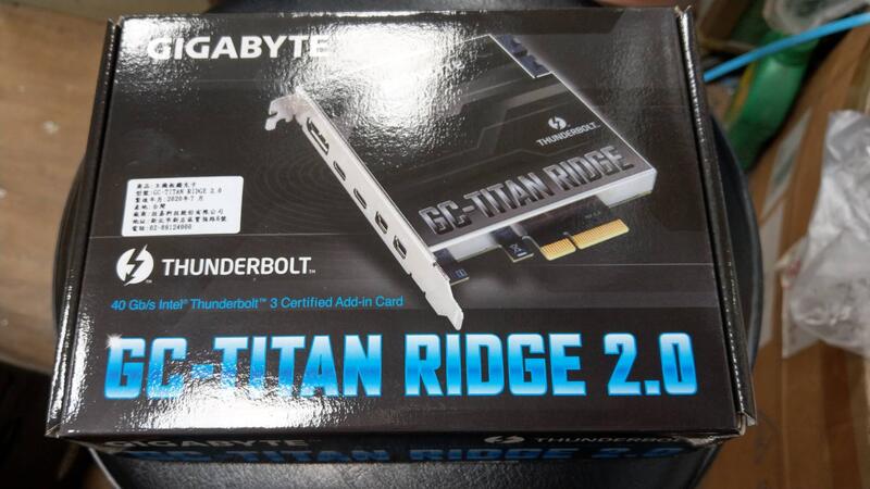 Titan Ridge 暫缺貨~技嘉 GC-TITAN RIDGE Thunderbolt 3擴充卡 型號:GC-Titan Ridge 2.0 | 露天市集 | 全 ...