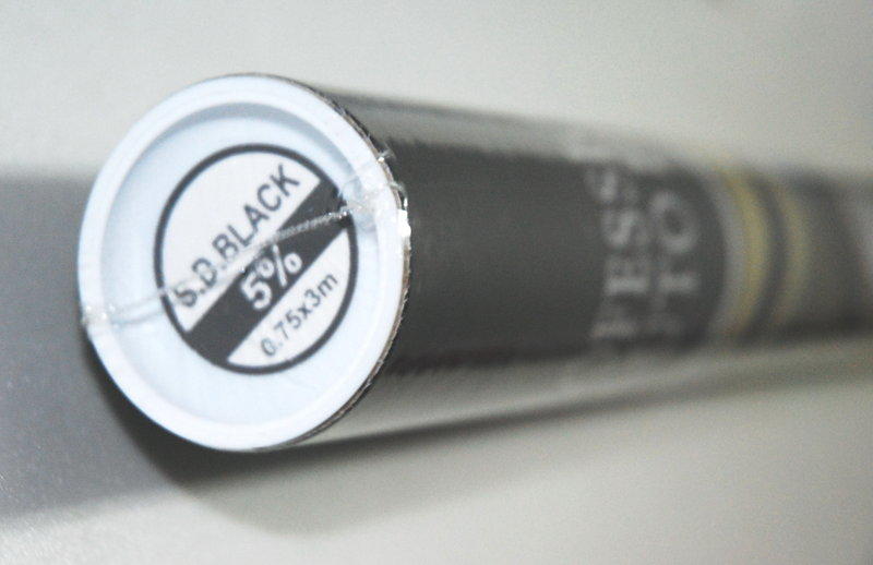 Solar Film超深黑色(透光率5%)圓筒裝特級超寬汽車用防UV紫外線的隔熱貼紙(DIY)全新品(寬)75X(長)300CM