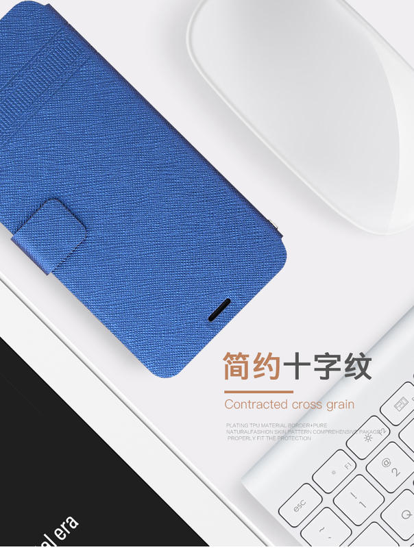 紅米Note6 Pro SDNCIE 翻蓋皮套 紳士藍 防摔保護套 手機殼