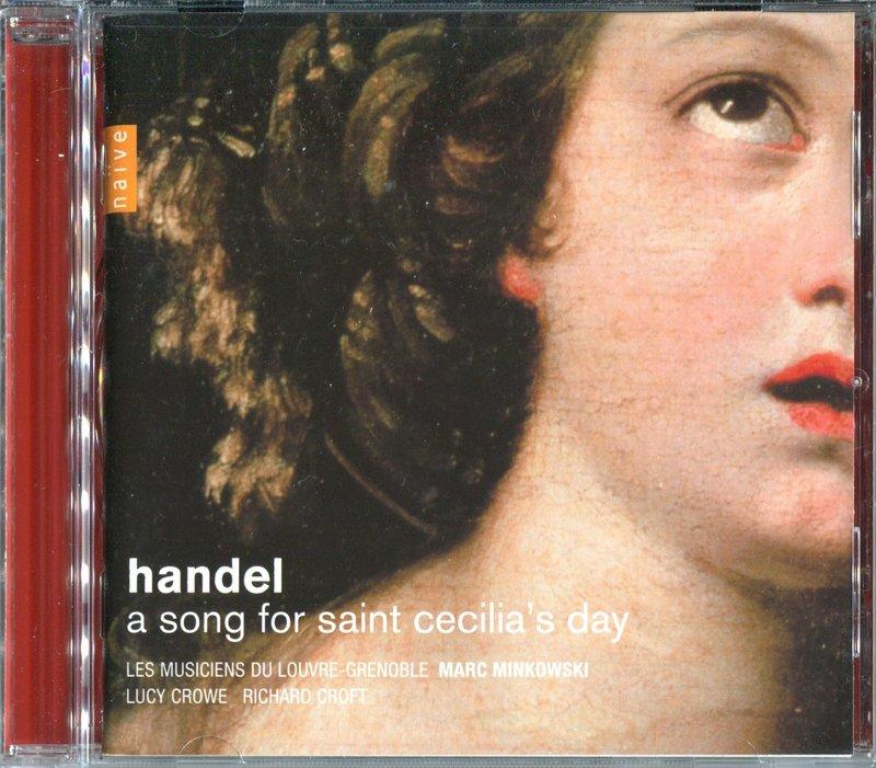 {古典/發燒}(Naive) Les Musiciens du Louvre ; Marc Minkowski / Handel: A Song for Saint Cecilia`s Day