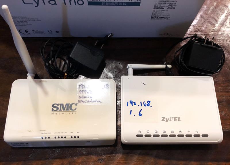 Zyxel SMC 入門款WiFi無線基地台 路由器 無線AP