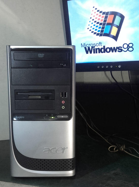 【窮人電腦】跑Windows 98系統！宏碁工業主機出清！桃園以北可送到府！外縣可寄！