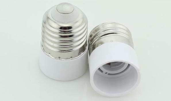 E27轉E14 LED轉接頭 接頭 節能燈燈燈頭 轉換燈頭 大螺旋口轉換成小螺旋口