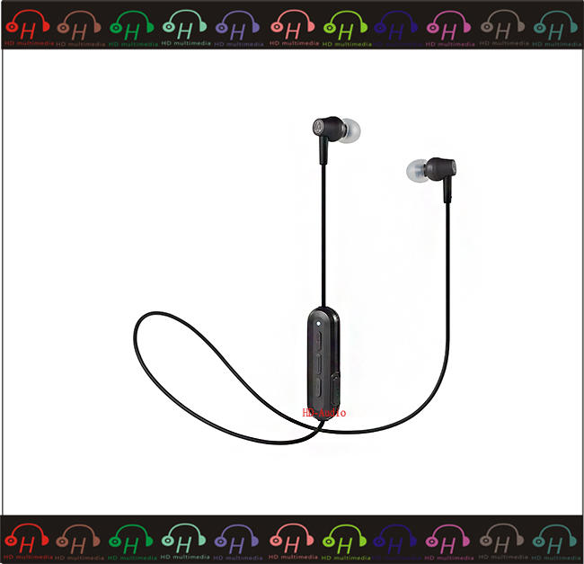 弘達影音多媒體  audio-technica ATH-CK150BT 藍芽耳道式耳機 黑色