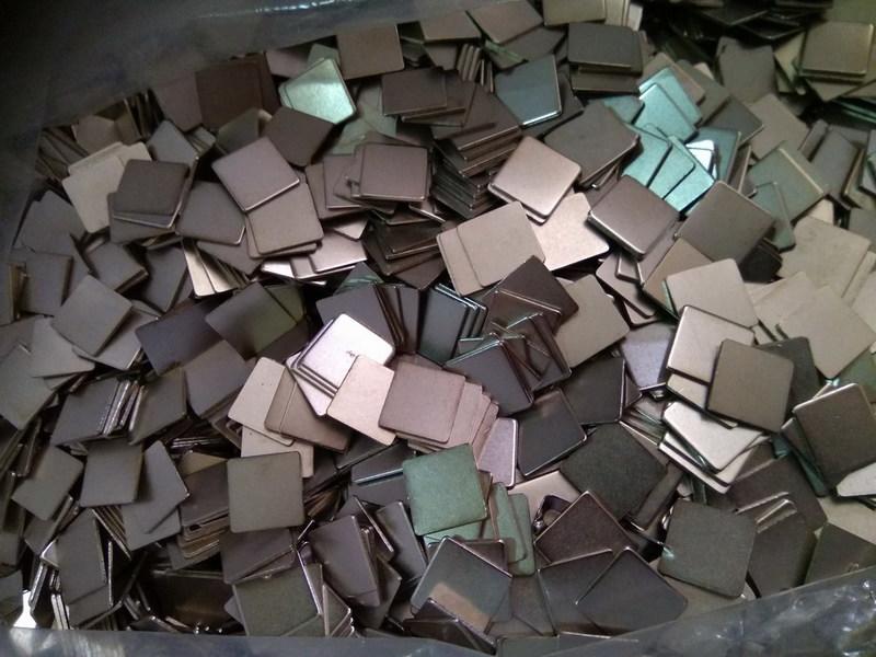 ■萬磁王■正方形鍍鋅鐵片-15x15x0.4mm-可與方形磁鐵對吸