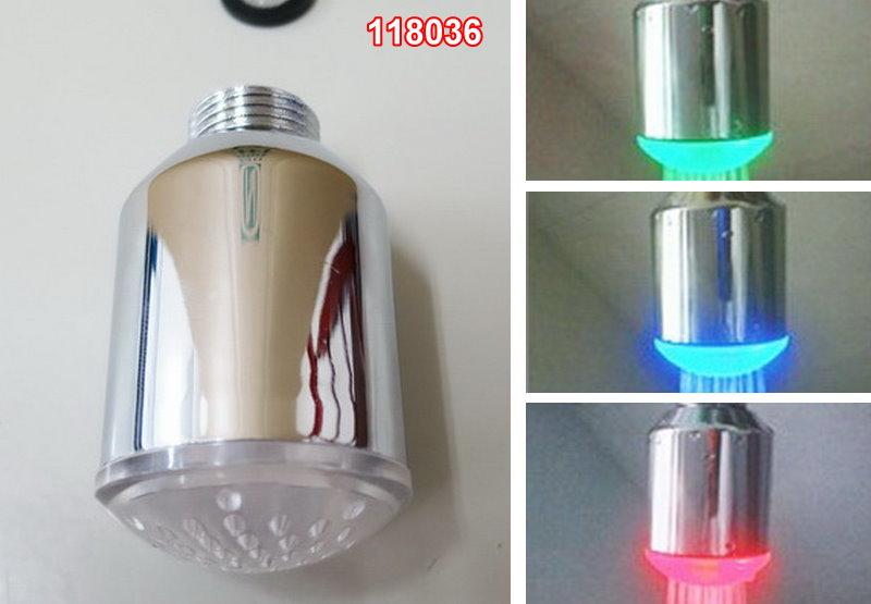 LED水龍頭燈 溫控感溫三色LED 變色水龍頭 溫控三色發光水龍頭 036