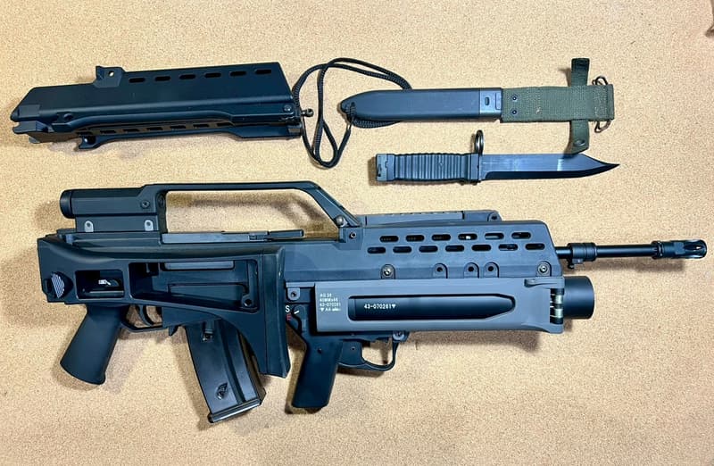 WE G36K 客製刻字版改長版G36+倍數提把鏡 H&K真品刺刀 AG36 榴彈發射器 GBB | 露天市集 | 全台最大的網路購物市集