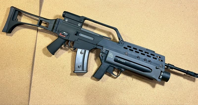 WE G36K 客製刻字版改長版G36+倍數提把鏡 H&K真品刺刀 AG36 榴彈發射器 GBB | 露天市集 | 全台最大的網路購物市集