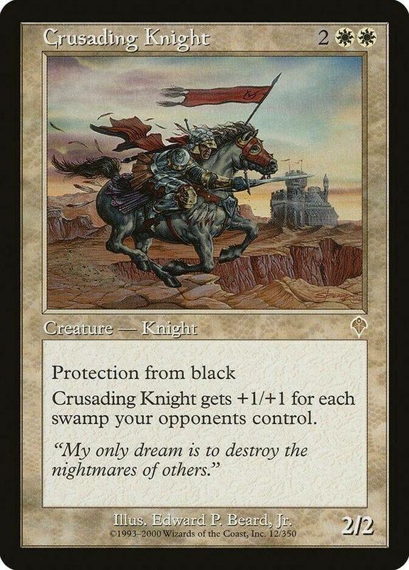 魔法部屋MTG單卡售INV大戰役  聖戰騎士 Crusading Knight【英文版 NM】