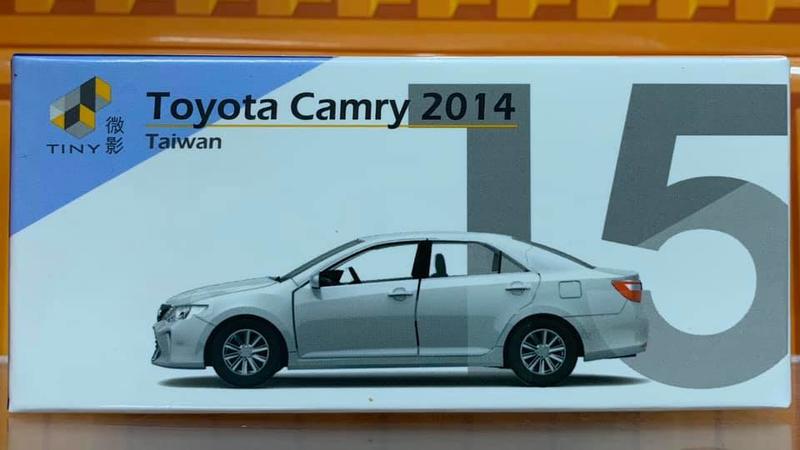 ☆勳寶玩具舖【現貨】TINY 微影 TW15 豐田 Toyota Camry 2014 白色 (左駕)