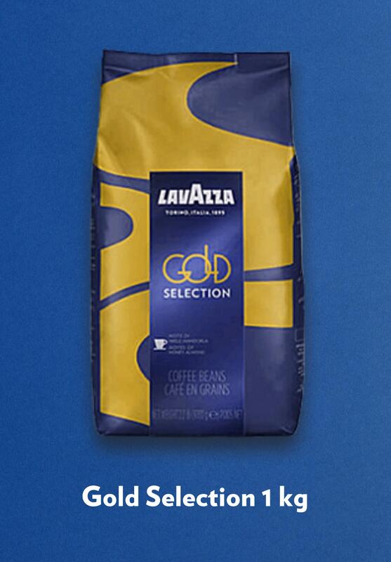 LAVAZZA Gold Selectuon 咖啡豆1公斤 x 1包 。