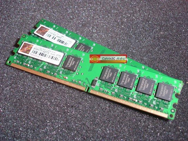 創見 Transcend DDR2 800 2G DDRII PC2-6400 雙面16顆粒 桌上型專用 終身保固