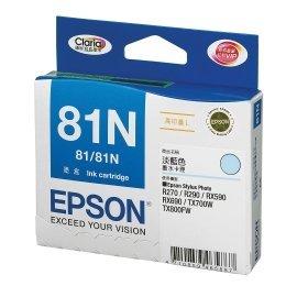 EPSON NO.81N 高印量L 淡藍色墨水匣