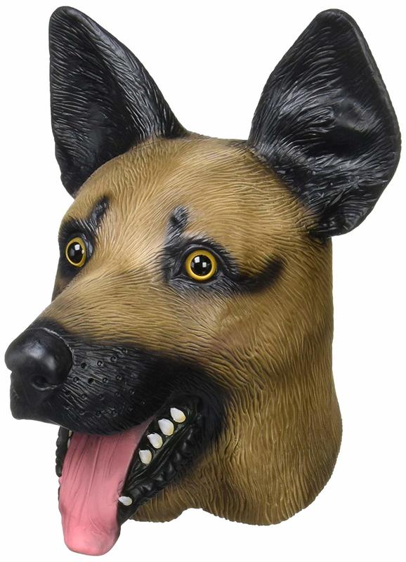 【beibai不錯買】派對道具 變裝 搞笑面具 整人玩具 日本進口 動物面具 狼犬面具