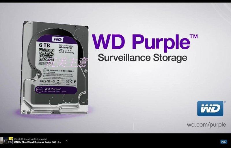 免運~1T~10T 紫標 WD Purple 監控專用硬碟 3年免費保固